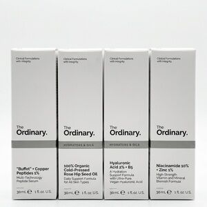 🆕 THE ORDINARY SKINCARE SERUM SET OF 4 Bottle